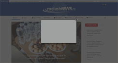 Desktop Screenshot of exclusivnews.ro