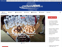 Tablet Screenshot of exclusivnews.ro